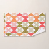 Boho Elegant Line Art Mitte Jahrhundert modern far Badhandtuch Set (Handtuch)