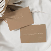 Boho Elegant Pale Taupe Bridesmaid Vorschlag Card Einladung