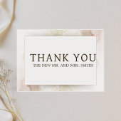 Boho Elegant Wedding Dankeskarte
