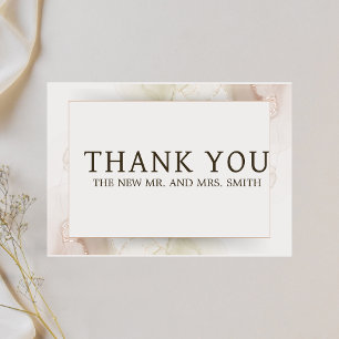 Boho Elegant Wedding Dankeskarte