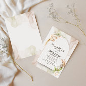 Boho Elegant Wedding Einladung