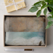 Boho Elegant White Horse Seidenpapier (Geschenk)