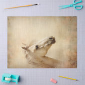 Boho Elegant White Horse Seidenpapier (Basteln)