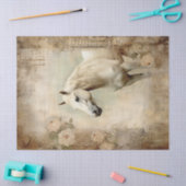Boho Elegant White Horse Seidenpapier (Basteln)