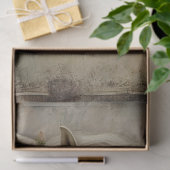 Boho Elegant White Horse Seidenpapier (Geschenk)