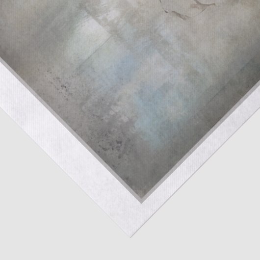 Boho Elegant White Horse Seidenpapier (Detail)