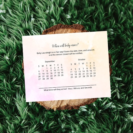 Boho Elephant Baby Shower Vorhersage Ankunft