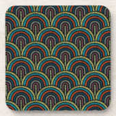 Boho Embroidery Arch Pattern Untersetzer (Vorderseite)