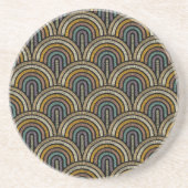 Boho Embroidery Arch Pattern Untersetzer (Vorne)