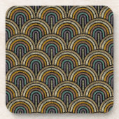 Boho Embroidery Arch Pattern Untersetzer (Vorderseite)