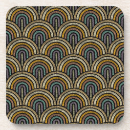 Boho Embroidery Arch Pattern Untersetzer