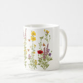 Boho Englische Wildblume beste Großmutter je Kaffeetasse (VorderseiteRechts)