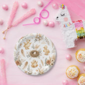 Boho-Entenkinder Willkommen Baby Shower Pappteller (Party)