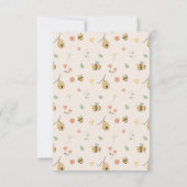 Boho Erbe Tag 1. Geburtstag Dankeskarte (Rückseite)