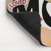 Boho Erdig Spielend Abstrakt Mama Zitate Mousepad (Ecke)