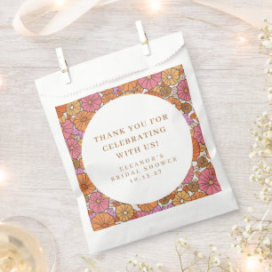 Boho Erdiges Florales Brautparty Dankeschön Geschenktütchen