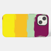 Boho Erdtöne Multifarbig iPhone Hülle (Rückseite (Horizontal))