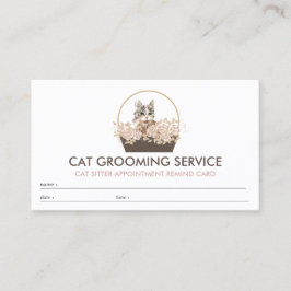 Boho Ernennung Cat Visitenkarte