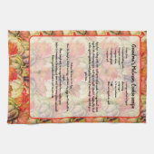 Boho Erntedank Fall Decke Wasserfarbe Pumpkin Geschirrtuch (Horizontal)