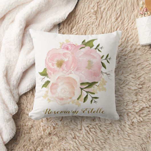 Boho erröten rosa kissen (Decke)
