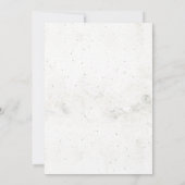 Boho erste Geburtstags-Einladung Einladung (Rückseite)