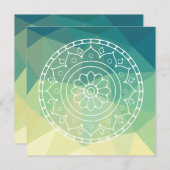 Boho ethnische Mandala-Blume (Vorne/Hinten)