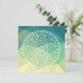 Boho ethnische Mandala-Blume