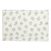 Boho Eucalyptus Botanical Pattern Pillowcase Kissenbezug (Rückseite-Links)