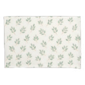 Boho Eucalyptus Botanical Pattern Pillowcase Kissenbezug (Vorderseite-Links)
