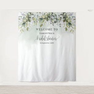 Boho eucalyptus gold Foto Hintergrund Wandteppich