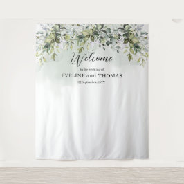 Boho eucalyptus gold Foto Hochzeitstorte Wandteppich
