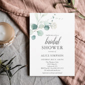 Boho Eucalyptus Greenery Bridal Dusche Einladung
