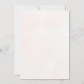 Boho Eucalyputus Sage & Orange Wedding Einladung (Rückseite)