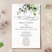 Boho Eukalyptus Greenery Hochzeitstag