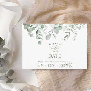 Boho-Eukalyptus-Grün-Hochzeit Merken Sie sich den 