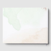 BOHO Eukalyptus Pampas Grass Greenerity Wedding Gästebuch (Rückseite)