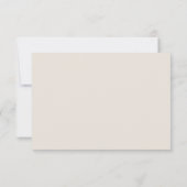 Boho Eukalyptusblätter Hochzeit RSVP Karte (Rückseite)