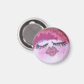 Boho Face Magnet (Vorderseite/Rückseite)