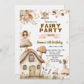 Boho fairy enchanted party invitation einladung (Vorne/Hinten)