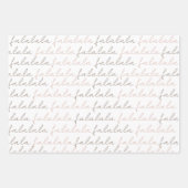 Boho Falala Weihnachtsbaum Wrapping Paper Sheets Geschenkpapier Set (Vorderseite 2)