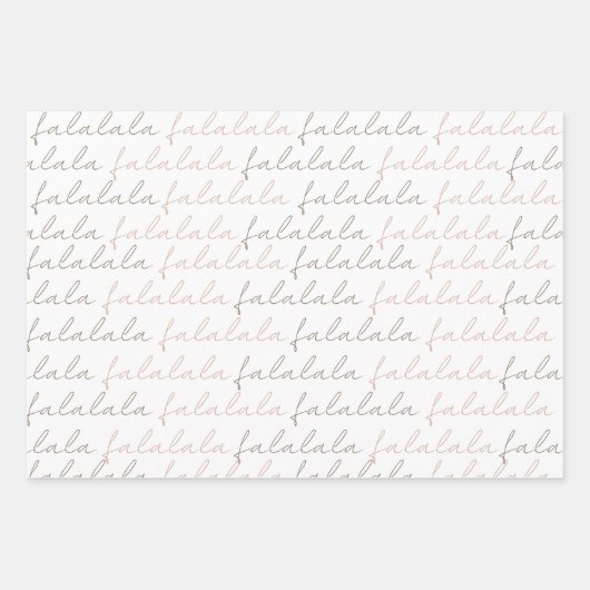 Boho Falala Weihnachtsbaum Wrapping Paper Sheets Geschenkpapier Set (Vorderseite 2)