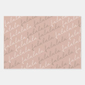 Boho Falala Weihnachtsbaum Wrapping Paper Sheets Geschenkpapier Set (Vorderseite 3)