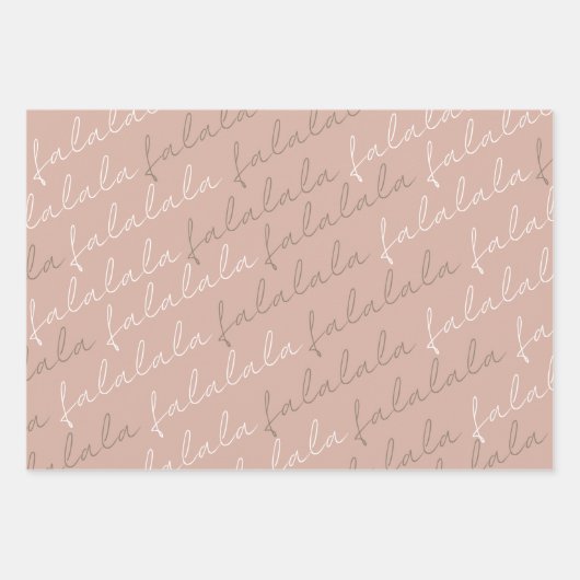 Boho Falala Weihnachtsbaum Wrapping Paper Sheets Geschenkpapier Set (Vorderseite 3)