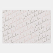 Boho Falala Weihnachtsbaum Wrapping Paper Sheets Geschenkpapier Set (Vorderseite)