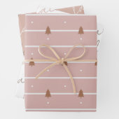 Boho Falala Weihnachtsbaum Wrapping Paper Sheets Geschenkpapier Set (Beispiel)