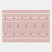 Boho Falala Weihnachtsbaum Wrapping Paper Sheets Geschenkpapier Set (Vorderseite)