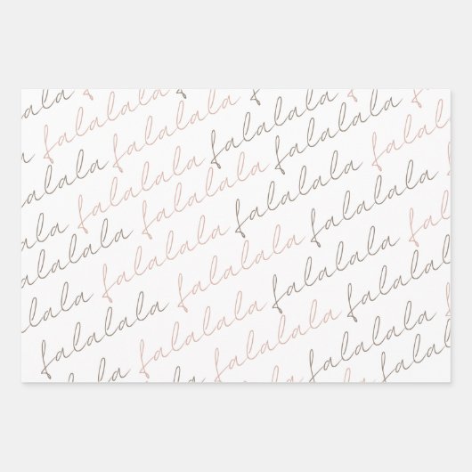 Boho Falala Weihnachtsbaum Wrapping Paper Sheets Geschenkpapier Set (Vorderseite 2)