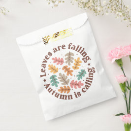 Boho Fall Autumn Zitat Geschenktütchen