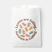 Boho Fall Autumn Zitat Geschenktütchen (Vorderseite)