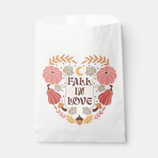 Boho Fall Autumn Zitat Geschenktütchen (Vorderseite)